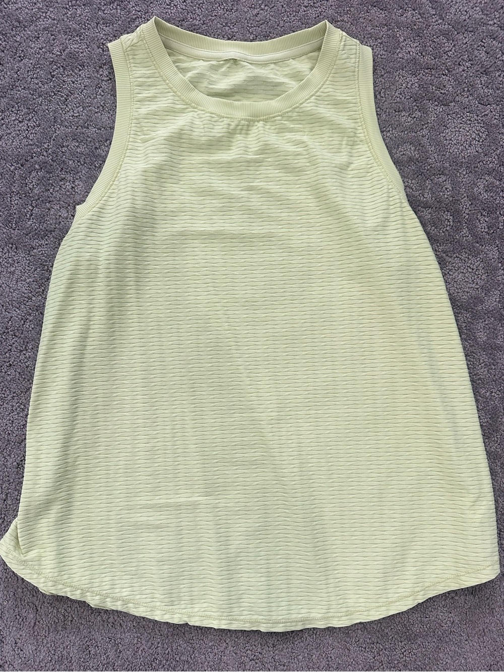 calia light chartreuse colored tank top. Large